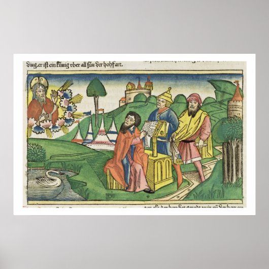 Deuteronomie: Frontispiece waarin God de L maakt Poster (Voorkant)
