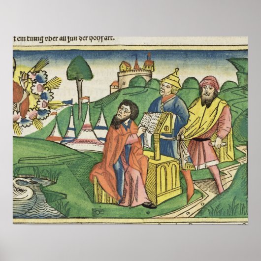 Deuteronomie: Frontispiece waarin God de L maakt Poster (Voorkant)