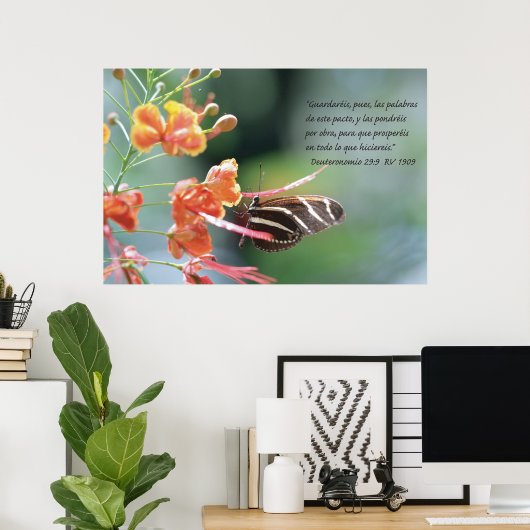 Deuteronomio 29:9-kartel poster (Thuiskantoor)