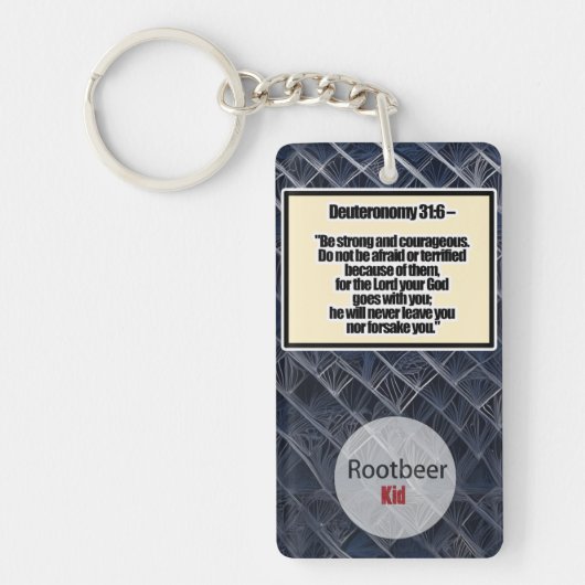 Deuteronomium 31:6 sleutelhanger (Voorkant)