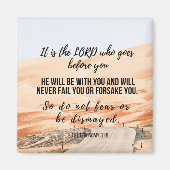 Deuteronomium 31:8 2" magneet (Voorkant)