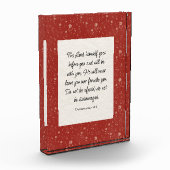 Deuteronomium 31:8 Bijbelvers Afbeelding Fotoblokken (Links)