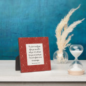 Deuteronomium 31:8 Bijbelvers Afbeelding Fotoplaat (Insitu)