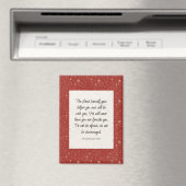 Deuteronomium 31:8 Bijbelvers Afbeelding Magneet (Insitu (Vaatwasser))