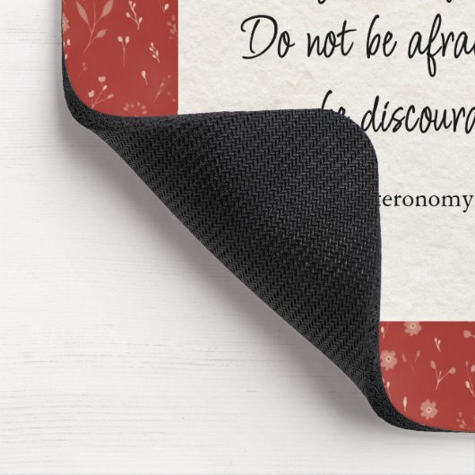 Deuteronomium 31:8 Bijbelvers Afbeelding Muismat (Hoek)