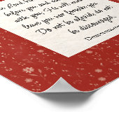 Deuteronomium 31:8 Bijbelvers Afbeelding Poster (Hoek)