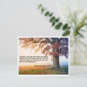 Deuteronomium 31:8 - Je bent nooit alleen Briefkaart (Staand voorkant)