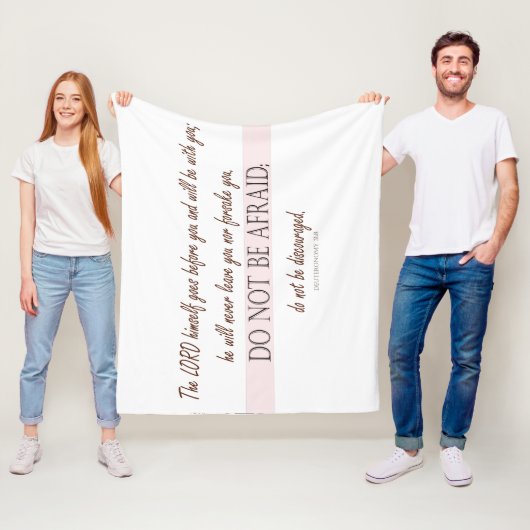 Deuteronomium 31 fleece deken (In situ)