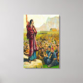 Deuteronomium 6:1-9 Liefde en gehoorzamen God Canv Canvas Afdruk (Voorkant)