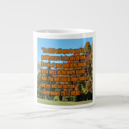 Deuteronomy 28:12 WEBU Mug Grote Koffiekop
