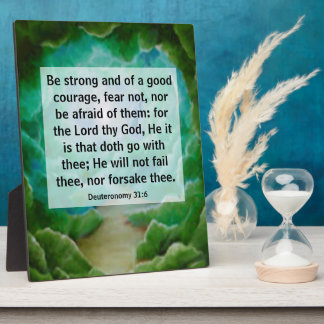 Deuteronomy 31:6   fotoplaat