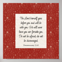 Deuteronomy 31:8 Bijbelvers Afbeelding
