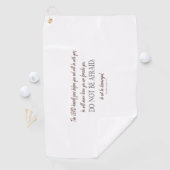 Deuteronomy_31:8 Golfhanddoek (Insitu)