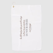 Deuteronomy_31:8 Golfhanddoek (Voorkant)