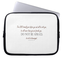 Deuteronomy_31:8 Laptop Sleeve
