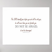 Deuteronomy_31:8 Poster (Voorkant)