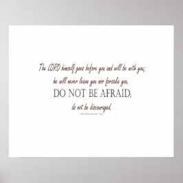 Deuteronomy_31:8 Poster