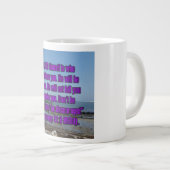 Deuteronomy 31:8 WEBU Mug Grote Koffiekop (Voorkant rechts)