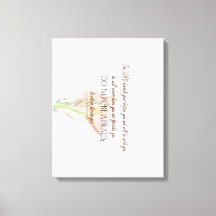 Deuteronomy 31 Do Not Be Afraid, Lily Flower