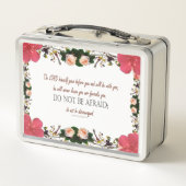 Deuteronomy 31, Do not be afraid, Red Floral (Achterkant)