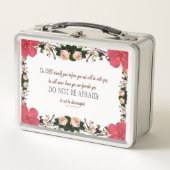 Deuteronomy 31, Do not be afraid, Red Floral (Voorkant)