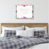 Deuteronomy_31, Do not be dismoed Canvas Afdruk (Insitu (Slaapkamer))