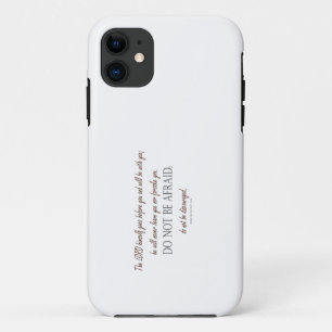 Deuteronomy 31 Wees Niet Bang, Bloemrijke Randen Case-Mate iPhone Case