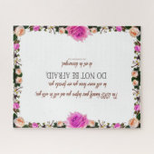 Deuteronomy_31, Wees niet ontmoedigd Legpuzzel (Horizontaal)