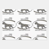 Deutsch Drahthaar, Beste pistool hond Inpakpapier Vel (Voorkant)