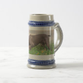 Deutsch Drahthaar Bierpul (Voorkant rechts)