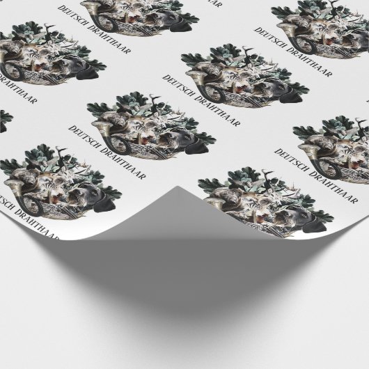 Deutsch Drahthaar Cadeaupapier (Hoek)