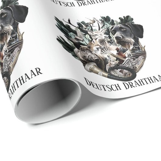 Deutsch Drahthaar Cadeaupapier (Rol Hoek)