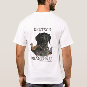 Deutsch Drahthaar, een fantastische fazant en kwar T-shirt