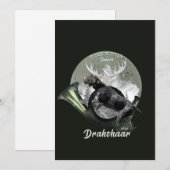 Deutsch Drahthaar Feestdagenkaart (Voorkant / Achterkant)