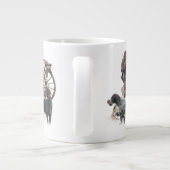 Deutsch Drahthaar Grote Koffiekop (Achterkant)
