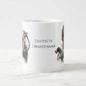 Deutsch Drahthaar Grote Koffiekop (Voorkant)
