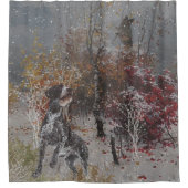 Deutsch Drahthaar (GWP) Shower Curtain Douchegordijn (Voorkant)