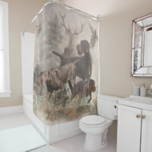 Deutsch Drahthaar (GWP) Shower Curtain Douchegordijn