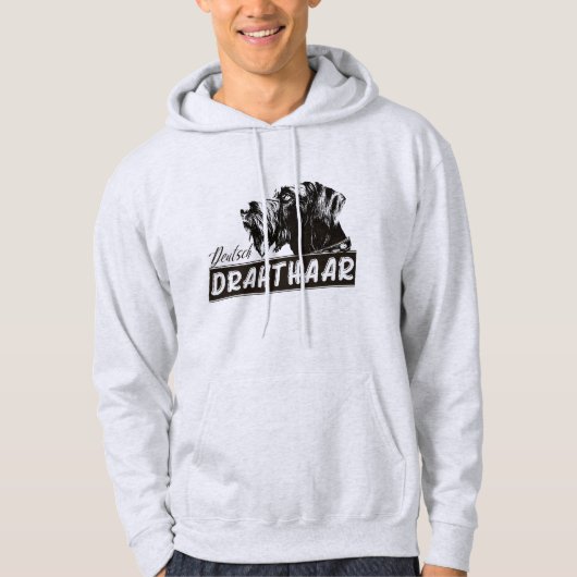 Deutsch Drahthaar Hoodie (Voorkant)