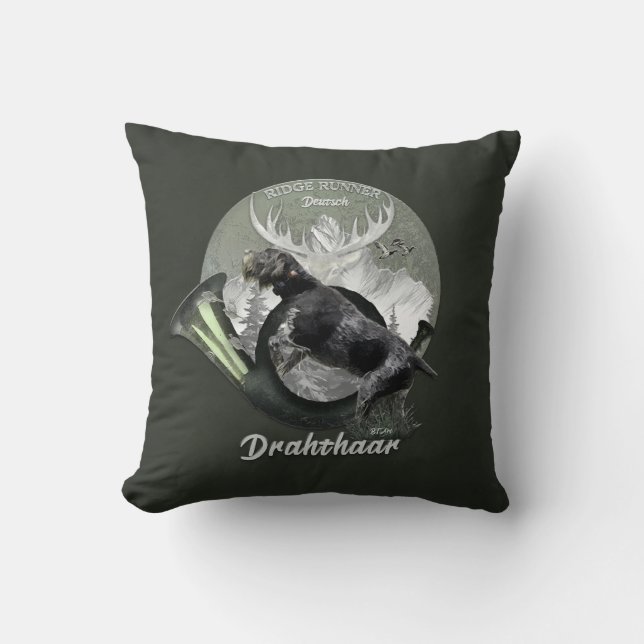 Deutsch Drahthaar Kussen (Voorkant)