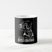 Deutsch Drahthaar leven is beter hond gezegde Koffiemok (Center)