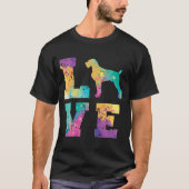 Deutsch Drahthaar Love T-shirt (Voorkant)