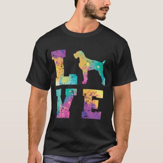 Deutsch Drahthaar Love T-shirt (Voorkant)