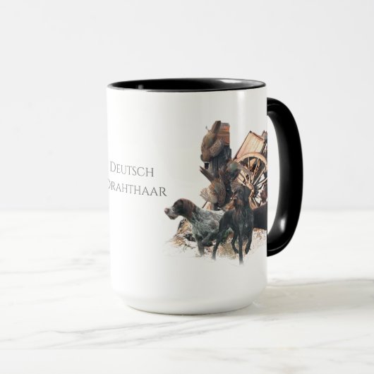 Deutsch Drahthaar Mok (Voorkant rechts)