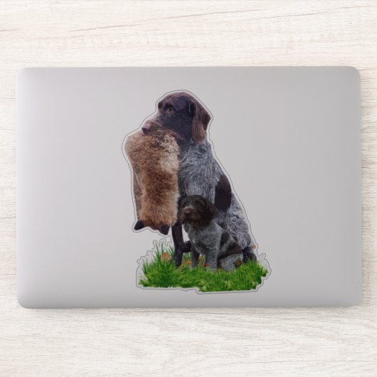 Deutsch Drahthaar Sticker (Computer)