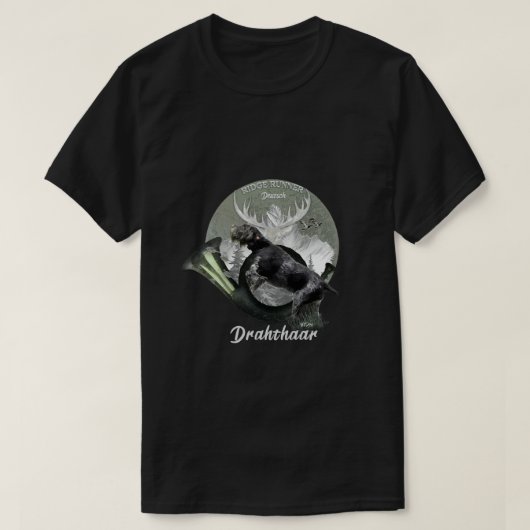 Deutsch Drahthaar T-shirt (Design voorkant)