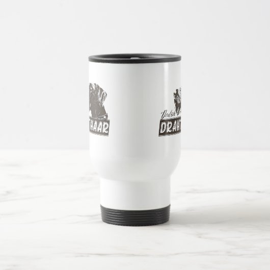 Deutsch Drahthaar Travel Mug Reisbeker (Center)