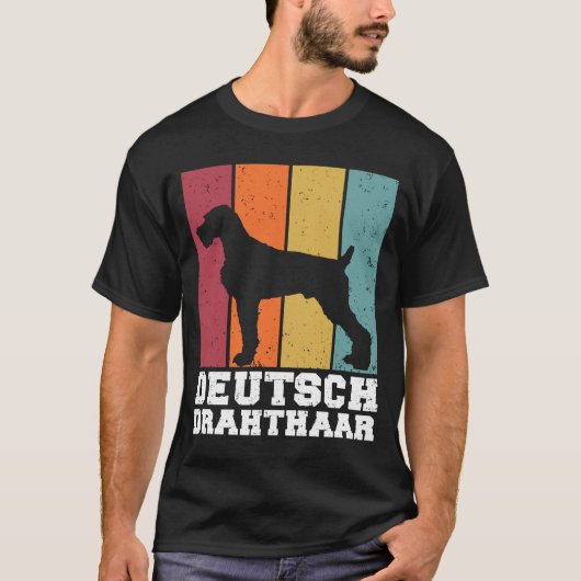 Deutsch Drahthaar Vintage 1 T-shirt (Voorkant)