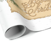 Deutsch Drahthaar, vrolijk kerstfeest! MagnetButto Cadeaupapier (Rol Hoek)