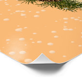 Deutsch Drahthaar, vrolijk kerstfeest! MagnetButto Perfect Poster (Hoek)